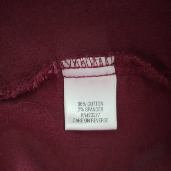 Sonoma Corduroy Button Down Jacket, Burgundy, L - Picture 6 of 7